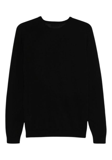crewneck sweater man black ROBERTO COLLINA | RB10001RB1009